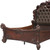 Cherry and Cherry Blossom Pink Tufted Upholstered Faux Leather No Bed