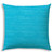 20" X 20" Turquoise And Aqua Blue Zippered Polyester Solid Color Throw Pillow Cover