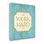 Work Hard 11 Wrapped Canvas Print Living Room Wall Art