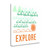 Explore 7 Wrapped Canvas Print Living Room Wall Art