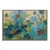 Peacock Garden 12 Silver Wrapped Canvas Print Wall Art