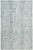 4' X 6' Blue Ivory And Gray Geometric Stain Resistant Area Rug
