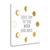 To The Moon 1 Wrapped Canvas Print Living Room Wall Art