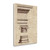 Architectural Rendering II Burlap Sepia Crop Wrapped Canvas Print Living Room Wall Art