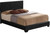 86" X 79" X 47" Black Pu Panel King Bed