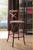 Antique Red Wooden Bar Chair