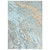 8’x11’ Blue and Gray Abstract Impasto Area Rug