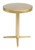 16" Gold Steel Round End Table