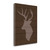 Deer II Wrapped Canvas Print Living Room Wall Art