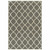 4' X 6' Charcoal Geometric Stain Resistant Indoor Outdoor Area Rug