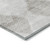 3' X 4' Gray Geometric Washable Non Skid Indoor Outdoor Area Rug