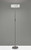 Futuristic Brushed Steel Metal LED Torchiere