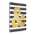 Faux Gold Ampersand Wrapped Canvas Print Living Room Wall Art