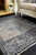 5' x 8' Sand or Charcoal Medallion Bordered Area Rug