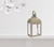 Set Of Three Brown Flameless Floor Lantern Candle Holder