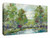 Forest At Dawn 2 Wrapped Canvas Print Wall Art