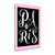 Paris 2 Wrapped Canvas Print Living Room Wall Art