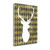 White Deerhead 5 Wrapped Canvas Print Living Room Wall Art