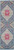 2’ x 10’ Blue and Pink Medallion Runner Rug