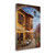 Courtyard Cafe 2 Wrapped Canvas Print Wall Art