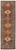 8' Red Blue And Orange Wool Floral Hand Knotted Stain Resistant Runner Rug With Fringe