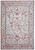 2' X 3' Ivory Pink And Gray Floral Stain Resistant Area Rug
