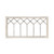 Distressed White Metal And Wood Framed Wall Art