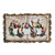 29" Rustic Gold Polyresin Last Supper Decorative Plaque Sculpture
