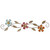 Chic Floral Scroll Metal Wall Decor