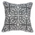 20" x 0.5" x 20" Stunning Traditional Gray and White Pillow Cover