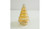 12" Gold Glass Christmas Tree Sculpture