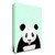 "Cute Panda" Wrapped Canvas Print Wall Art