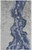 10' X 14' Ivor Gray And Blue Wool Abstract Tufted Handmade Area Rug