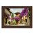 Bougainvillea Lane 13 Brown Picture Frame Print Wall Art