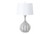 Set of 2 White and Gray Modern Table Lamps