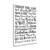 Names Of God 4 Wrapped Canvas Print Living Room Wall Art