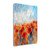 Poppy Walk Wrapped Canvas Print Living Room Wall Art