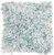 Shaggy Chic Teal and Ivory Throw Pillow