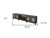 93" Brown Solid Wood Cabinet Enclosed Storage Distressed TV Stand