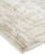 8' X 11' Gold And Ivory Floral Stain Resistant Area Rug