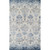 10' x 13' Blue and Ivory Oriental Area Rug