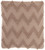 Rose Pink Chevron Detail Throw Pillow