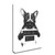 "Rebel Dog" Wrapped Canvas Print Wall Art