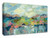 Abstract Lakeside 1 Wrapped Canvas Print Wall Art