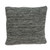 20" x 7" x 20" Unique Transitional Gray Pillow Cover With Down Insert