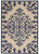 5’ x 8’ Navy Medallion Indoor Outdoor Area Rug