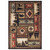 8’x10’ Black and Brown Nature Lodge Area Rug