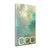 Retro In Aqua And Khaki II Wrapped Canvas Print Living Room Wall Art