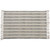 2' X 3' Gray and Cream Sawlike Stripes Scatter Rug