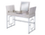 Modern Chic Whitewash Vanity Desk